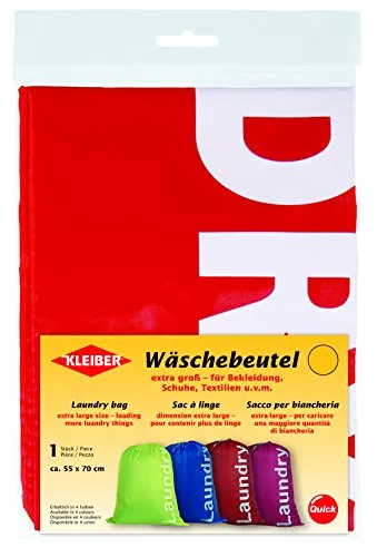 Kleiber Roter Wäschebeutel mit Schnürverschluss, rot