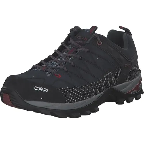 CMP Herren Rigel Low Shoes Wp Trekking-& Wanderhalbschuhe, Grau (Asphalt-Syrah 62bn), 40 EU, 3Q13247