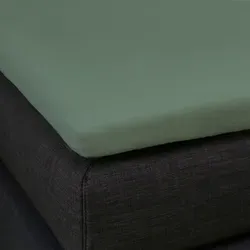 Formesse Bella Donna Topper Spannbetttuch La Piccola 160x210 - 160x220 cm | olive - grün