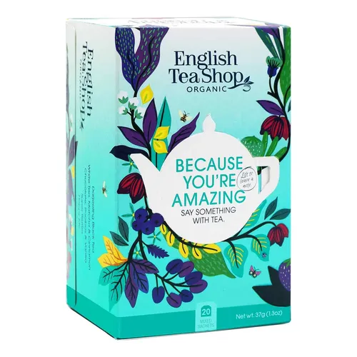 English Tea Shop Teemischung Because you're Amazing 40 g - 20 Teebeutel Bio ETS20, 20 Stück