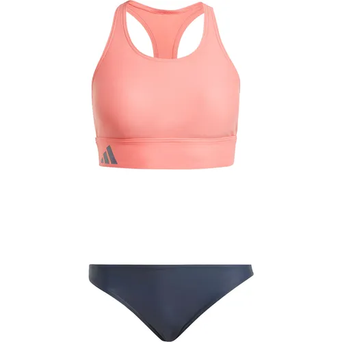 adidas BRD BIKINI Set Damen - Sportliches Bikini-Set in preloved scarlet-legend ink, Größe 40 - Kleidung - Sportliches Bikini-Set mit dezentem Logo-Print und elastischem Unterbrustband, ideal für aktive Tage am Strand.