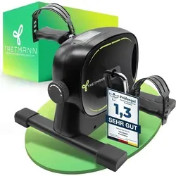 Tretmann Multitrainer - Pedaltrainer für Senioren, DEKRA geprüft und ideal für Zuhause mit Befestigungsband