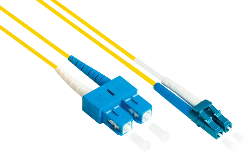 Alcasa LW-905LS InfiniBand/Glasfaserkabel 5 m 2x LC 2x SC Blau, Gelb