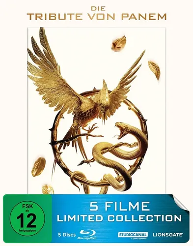 Vorbestellung: Die Tribute von Panem - 5 Filme Limited Collection - Limited Edition Blu-ray-Set der gesamten Saga, ideal für Fans und Sammler, Veröffentlichungsdatum: 28.08.2025