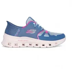 Skechers Damen Glide-Step Pro Sneaker, Slate, 38 EU - Damen-Sneaker mit atmungsaktivem Mesh-Obermaterial, elastischen Schnürsenkeln und flexibler Traktionssohle für optimalen Komfort und Grip.