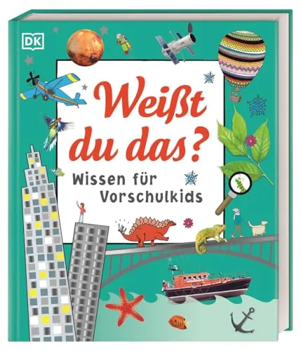 Wissen für Vorschulkids: Erstes großes Sachbuch für Kinder - Hörbuch für Kinder ab 4 Jahren, mit tollen Fotos und Lesebändchen für ein interaktives Leseerlebnis.