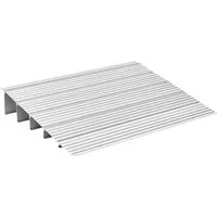 Costway Türschwellenrampe 317 kg, 13 cm Höhe - Robuste Aluminiumrampe für sicheren Zugang über Schwellen. Ideal für Innen- und Außenbereiche, unterstützt bis zu 317 kg und bietet eine einfache Montage.