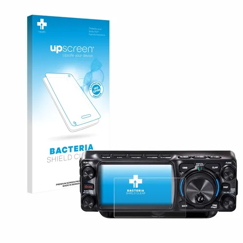 upscreen Schutzfolie für Yaesu FTX-1 Anti-Bakteriell Displayfolie Klar