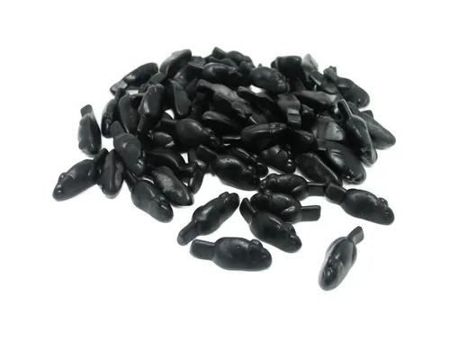 Frisia Lakritz Mini Mäuse mit Anisgeschmack 3000g - Weiche Lakritzmäuse mit köstlichem Anisgeschmack, ideal für den süßen Genuss. Perfekt für Feiern oder als Snack für zwischendurch. Genießen Sie die Vielfalt der Frisia Süßigkeiten!
