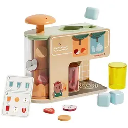 TOPBRIGHT Küchenzubehör "SAFT BOUTIQUE" - Spielzeugküche ab 3 Jahren - Entdecken Sie die kreative Saftmaschine mit bunten Zutaten! Fördert Feinmotorik und Konzentration beim Spielen. Ideal für kleine Küchenchefs.