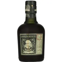 Diplomático RESERVA EXCLUSIVA Ron Antiguo 40% Vol. 0,35l - Rum der Spitzenklasse, vollmundig und komplex, mit 12 Jahren Reifung in Ex-Bourbon-Fässern – ein königlicher Tropfen für Kenner.