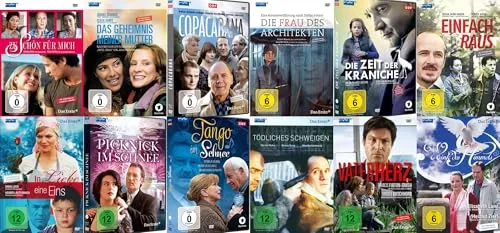 MDR Herz Kino Spielfilme – Zeit der Kraniche + In Liebe eine Eins + Lilly unter den Linden + Tango / Picknick im Schnee + Vaterherz u.v.m. DVD Edition 12