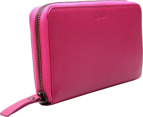Esquire Zip Around Wallet mit RFID-Blocker - Geldbörse mit Zipper, 15 Fächer für Karten und RFID-Schutz gegen Datenraub. Ideal für Damen, die Stil und Sicherheit schätzen.
