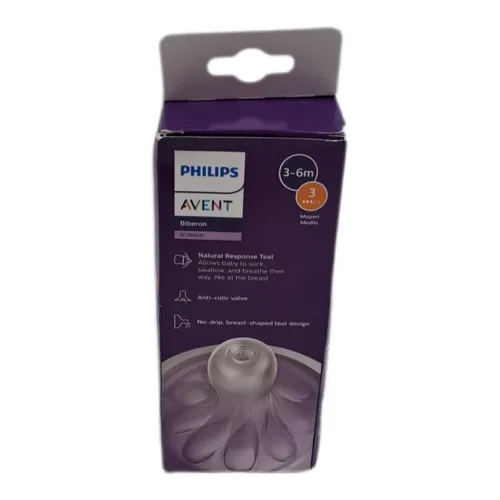 Philips AVENT Natural Response Babyflasche – Babyflasche, 260 ml, für Neugeboren
