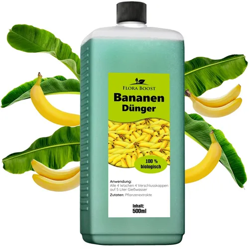 Bananen Pflanzen Dünger Flüssigdünger für Bananen Stauden Musa 500ml