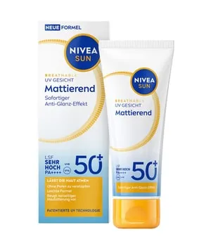NIVEA SUN Breathable UV Gesicht Mattierend LSF 50+ Sonnencreme 40 ml