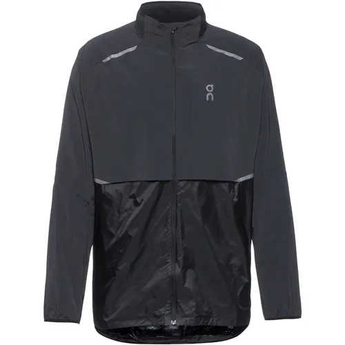 On Weather Jacket Herren Laufjacke - Schwarz - S - Trainingsbekleidung für Herren, wasserabweisend und atmungsaktiv, ideal für das Laufen bei jedem Wetter.