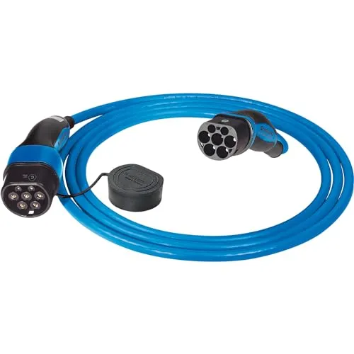 MENNEKES Elektromobility Ladekabel 36244 - Typ 2, 20A, 7,5m - Wallboxen - Robustes Ladekabel für Typ 2-Stecker, ideal für öffentliche Ladestationen mit 20A Nennstrom und Überfahrsicherheit für langlebigen Einsatz.