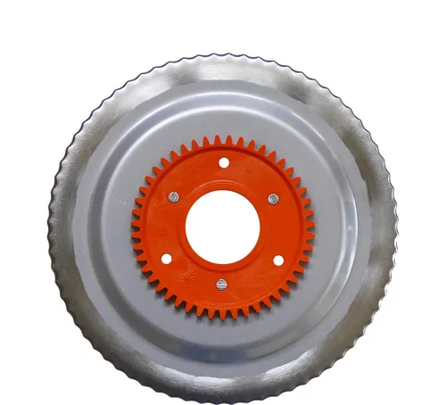 Ritter Standard Schinken-/Aufschnittmesser mit orangenem Zahnrad, Hobelmesser, Orange, Edelstahl, Edelstahl