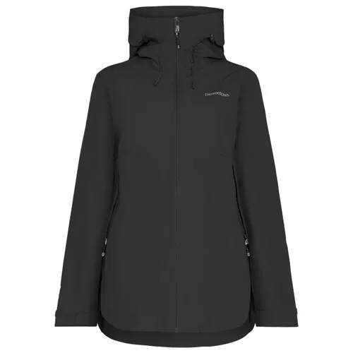 Didriksons Tilde 4 Damen Outdoorjacke - Schwarz - M - Funktionsjacke für Damen, wind- und wasserdicht, ideal für aktive Outdoor-Abenteuer bei jedem Wetter.