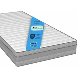 Bodyprotect Federkern Matratze 140x200 cm, Höhe 18 cm - Orthopädische 7-Zonen Taschenfederkernmatratze mit hoher Punktelastizität, ideal für alle Schlaftypen und bis 100kg geeignet. Hergestellt in der EU, schadstoffgeprüft nach Öko-Tex.