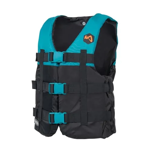 MESLE Schwimmweste H210, 2XS-4XL, Schwimmhilfe für Erwachsene & Kinder, Leichte 50N Auftriebsweste Herren & Damen, Prallschutzweste für Jetski, SUP, Wasserski, Kajak, Wakeboard