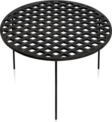 BBQ-Toro Gusseisen Grillrost Ø 54 cm mit 3 Beinen - Grillroste | Multifunktionales Gussrost als Grillrost und Dutch Oven Untersetzer, bereits eingebrannt für sofortigen Einsatz.
