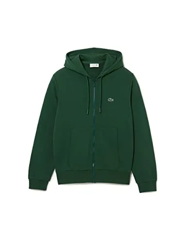 Lacoste Sweatjacke Sweat green - Funktionsjacke in Größe XXL, aus hochwertiger Baumwolle und Polyester, ideal für sportliche Aktivitäten und Freizeit mit lässigem Stil.