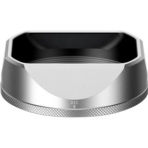 JJC Gegenlichtblende für Fuji X100VI - Silber, Neuheit - Elegante JJC Gegenlichtblende für Fuji X100VI in Silber, ideal zum Schutz vor Streulicht und für klarere Bilder. Perfekt für kreative Fotografie.