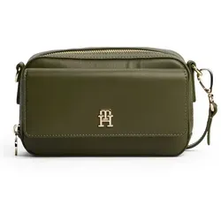 Tommy Hilfiger TH Icon Umhängetasche 20 cm - Oliv - Elegante Handtasche von Tommy Hilfiger, 20 cm, in trendigem Olivton. Perfekt für stilvolle Auftritte und praktische Aufbewahrung.
