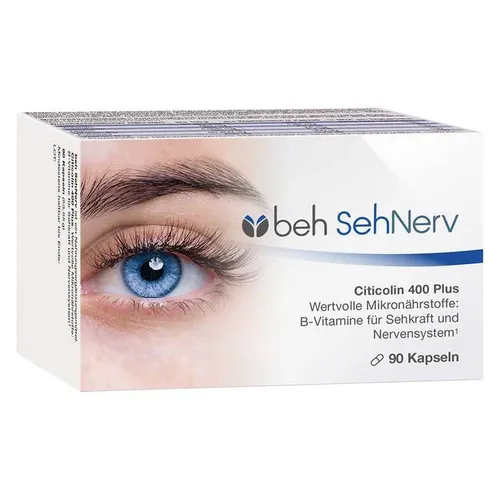 Beh Sehnerv 90 ST - Nahrungsergänzungsmittel mit Citicolin und 6 B-Vitaminen, unterstützt die Sehfunktion und ist vegan. Ideal für eine langfristige Einnahme.