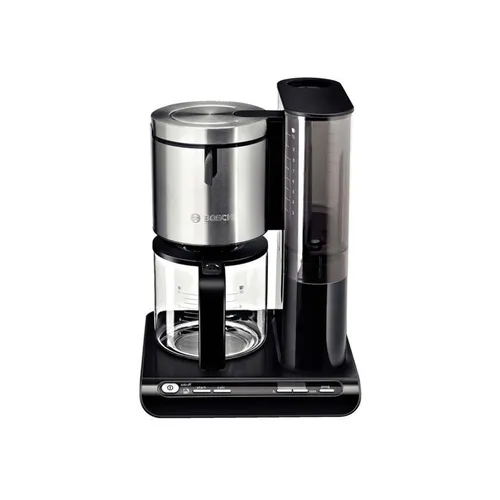 Bosch Styline TKA8633 - Filterkaffeemaschine Schwarz, bis zu 15 Tassen aromatischen Kaffee, Dual Heating-System für optimale Temperaturkontrolle