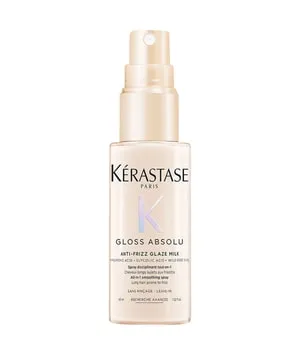 Kérastase Gloss Absolu Anti-Frizz Glaze Milk 45 ml - All-in-1-Pflegespray für langes Haar, das Frizz reduziert. Mit Hitzeschutz bis 230 °C, spendet Feuchtigkeit und erleichtert das Föhnen. Ideal für glänzendes und geschmeidiges Haar.