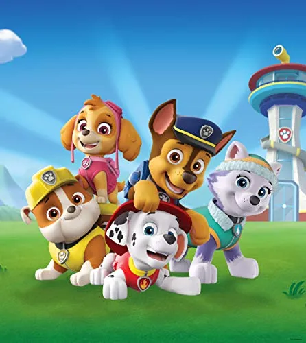 AG Design Paw Patrol Fototapete für Kinderzimmer - Hochwertige Vlies Fototapete mit einzigartigen Paw Patrol Motiven, ideal für kinderfreundliche Wanddekoration, einfache Installation und umweltfreundlich.