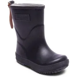 Bisgaard Unisex Kinder Basic Rubber Gummistiefel, Navy, 34 EU - Gummistiefel aus wasserdichtem Naturkautschuk mit atmungsaktivem Baumwollfutter für optimalen Komfort, ideal für nasse Tage und mit 1 cm Wachstumsreserve.