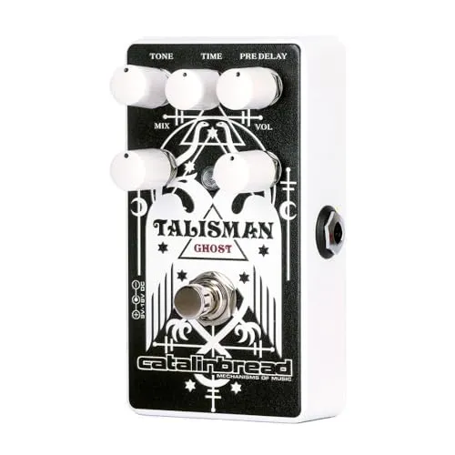 Catalinbread Talisman Ghost Reverb Pedal – Studio Plate Effektgerät - Neu und kompakt, bietet das Talisman Ghost Effektgerät vielseitige Reverb-Optionen für kreative Musikproduktionen.