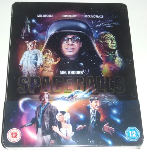 SPACEBALLS BLU-RAY STEELBOOK NEU & OVP SEALED ZAVVI EXCLUSIVE DEUTSCHER TON RARE