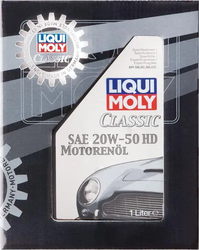 Liqui Moly Motoröl Classic 20W-50 HD 1128 - Hochwertiges Motoröl für klassische Fahrzeuge, sorgt für eine optimale Schmierung und schützt den Motor zuverlässig. Ideal für den täglichen Einsatz.