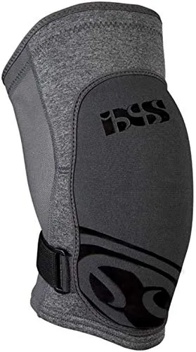 iXS Flow EVO+ Pad Knieprotektoren - Hell-Grau - Größe S - Schutzprotektoren für Knie, bieten optimalen Halt und Flexibilität beim Sport. Ideal für Mountainbiking und weitere Aktivitäten.