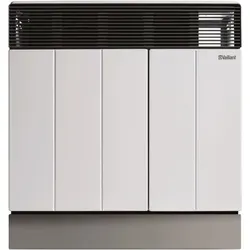 Vaillant Gas-Raumheizautomat VGR 70/4 XE - Brennwertkessel und Heizkessel, effizienter Gas-Raumheizautomat für Schornsteinanschluss in stylish cremeweiß/grau, sorgt für wohlige Wärme in Ihrem Zuhause.