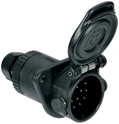 Hella Steckdose 8JB 007 242-011 - Zubehör für Autoanhänger, hochwertige Steckdose für zuverlässige Stromversorgung und einfache Montage