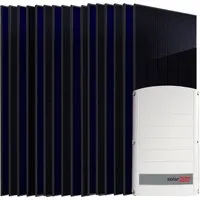 SUNNIVA Solaranlage 8.0 kW mit SolarEdge Wechselrichter - Hochwertige Photovoltaikanlage mit 16 bifacialen 500 W Solarmodulen für effiziente Energieerzeugung, ideal für Eigenverbrauch und Netzeinspeisung. Inklusive leistungsstarkem 3-phasigem SolarEdge SE8K Wechselrichter.