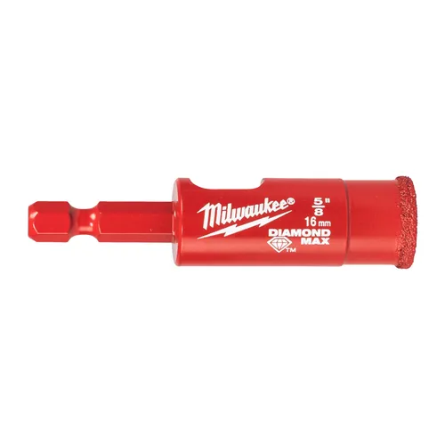 Milwaukee Diamantbohrer 1/4 Zoll 16 mm DIAMOND MAX 1/4" Hex Durchmesser: 16 mm