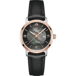 Certina DS Caimano Lady Automatic 29mm C035.007.27.127.00 Sonderangebot - perlmutt schwarz,schwarz - 29mm