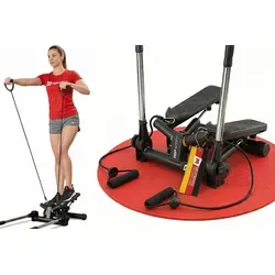 Hop-Sport Swing Stepper HS-050S Norg - Effektiver Stepper für Zuhause mit Haltegriffen und LCD-Display. Ideal für ein intensives Ganzkörpertraining, kompakt und platzsparend.