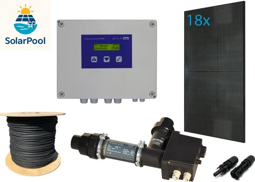 KTR4 PV Poolheizung 100 % autark 6KW - Solarspeicher: Komplettset zur netzunabhängigen Poolheizung mit 6 kW Leistung, ideal für nachhaltige Wärme ohne Stromkosten und Genehmigungen.