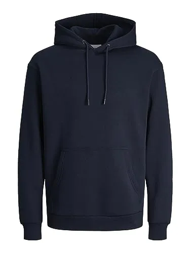 JACK & JONES Herren Hoodie JJEBRADLEY - Relaxed Fit - Kapuzenpullover für Herren, aus hochwertigem gebürstetem Stoff mit weicher Haptik, ideal für den täglichen Gebrauch und in lockerer Passform erhältlich.