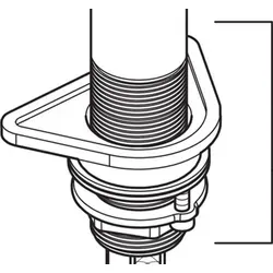 KLUDI Befestigungssatz 7368500-00 für KLUDI STEEL Armaturen - Hochwertiger Befestigungssatz für KLUDI STEEL Armaturen 44850 und 44851. Ideal für eine sichere Montage und optimale Stabilität. Kompatibilität zu weiteren Modellen in der Beschreibung.