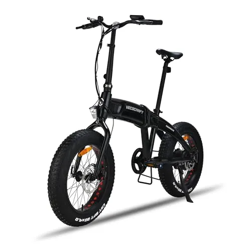 VecoCraft Hummer E-Bike Klapprad 20 Zoll Elektrofahrräder mit 48V 10Ah Batterie bis zu 80KM. E-Faltrad mit 20 * 4.0 Zoll, E Bike 7 Gäng Elektrofahrrad Trekking/City für Damen und Herren