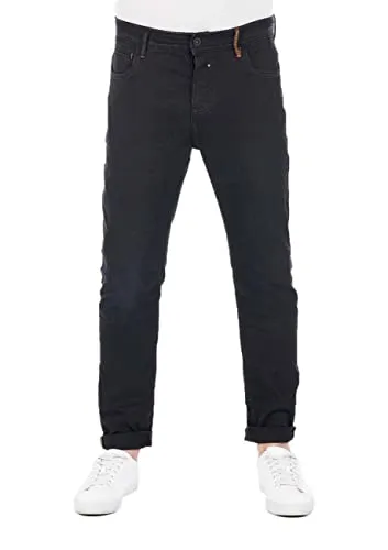 riverso Jeans Herren Stretch Tapered Fit RIVToni - Bequeme Tapered Fit Jeans für Herren aus hochwertigem Baumwoll-Mischgewebe, ideal für Alltag und Freizeit. Stretchanteil sorgt für Bewegungsfreiheit und Komfort.